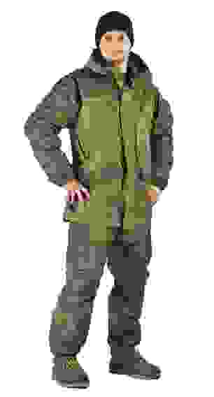 Костюм демисезонный "ГЕРКОН-весна/осень" куртка/брюки хаки/т.хаки, Таслан/кошачий глаз (56-58/3-4)