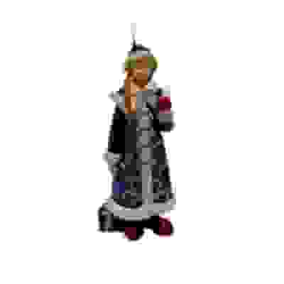 Свеча Снегурочка 6.2х4.3х14см. ZHY3210 (гол.)