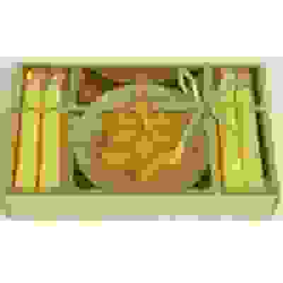 Наб. декор. свечей 5шт. п/у 17х10.5х3 L9220 зол.