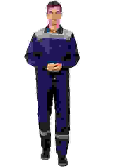 Костюм "Труженик-2" т-син/сер СОП (52-54/194-200)