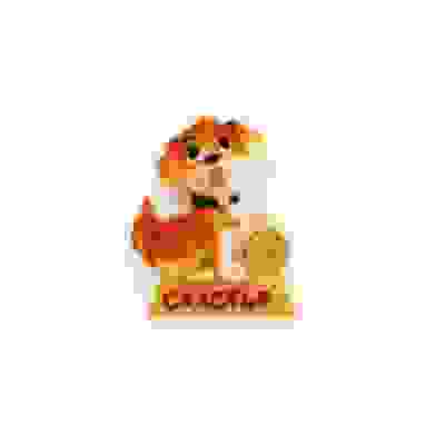 Магнит \"Собака с пожеланиями\" 6х5см.(100) (В-008)