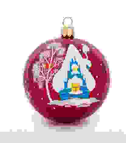 Шар ёлочный Ш4 Вьюга С486