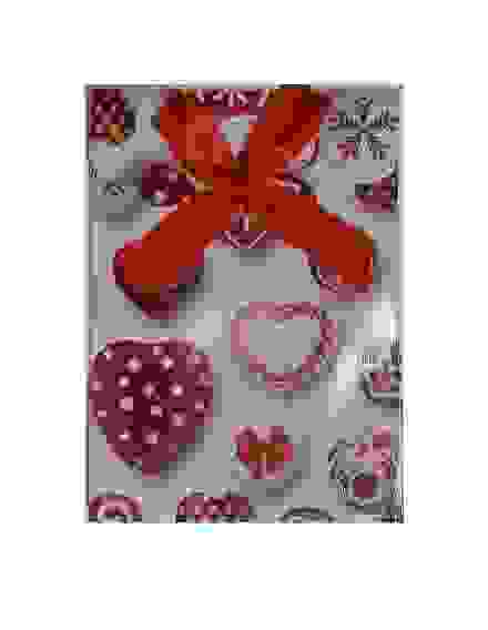 Пакет подарочный "Сердечки", размер: 11,5х6х16см. (GB00478-K5)