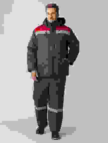 Акция! Костюм зимний Партнер цв. т.серый (XXXXL)