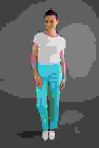 Брюки жен. Классик, бирюзовый (52-54/3-4)