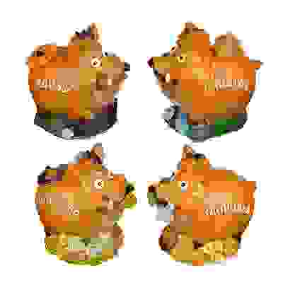 Sale! Копилка Символ года, полистоун, 10,5х10х7 см, 4 вида СНОУ БУМ