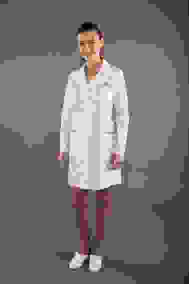 Халат Ирис, белый/розовый (52-54/194-200)