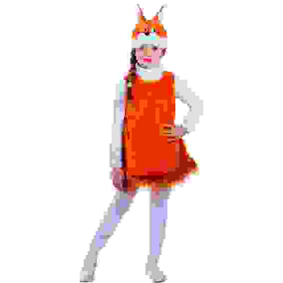 Костюм карнавальный 4-7лет, искусственный мех облегченный, \&quot;Белочка\&quot;, арт.89001