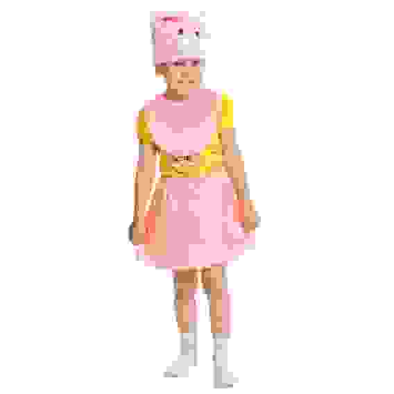 Костюм карнавальный 3-5 лет, рост 92-116 см, плюш, \"Кошечка розовая\", арт. 01-3007