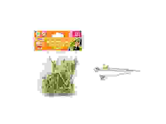 Декоративные пики "ЗАВИТОК", из бамбука, 90 мм, 35 шт. в упаковке, PATERRA