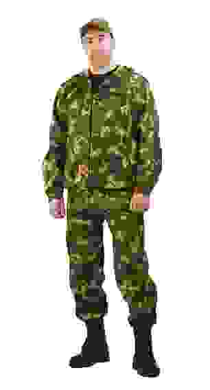 Костюм "Турист 1" летний КМФ тк Грета цв.Граница зеленая (68-70/5-6)