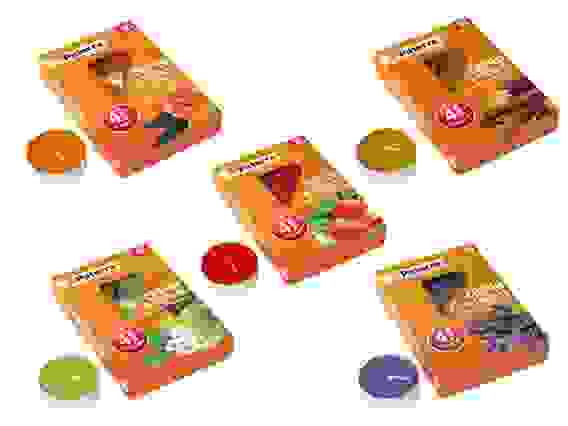 Свеча в гильзе АРОМАТИЗИРОВАННЫЕ, 6 шт. в картонной упаковке, ароматы в ассортименте, PATERRA