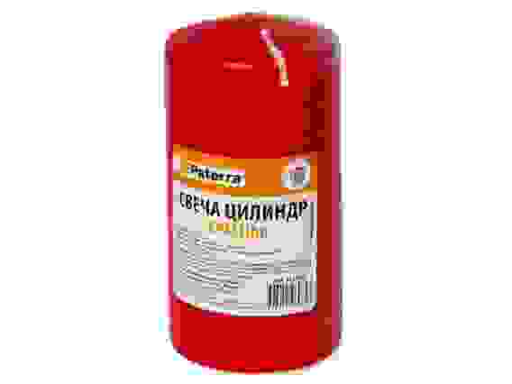 Свеча столбик, 60 х 120 мм, красная, PATERRA