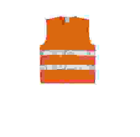 Жилет "Сигнальный" СОП 2*50мм сетка (оранж.) (S)