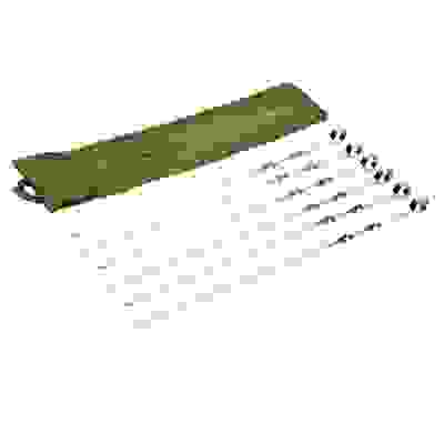 Набор плоских шампуров 45 см 6 штук в чехле / 12 BOYSCOUT