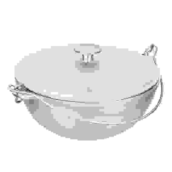 Казан алюминиевый литой с крышкой 4 л, азиатская чаша /8 BOYSCOUT