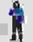 Костюм зимний "Темп" т.синий/василек, полукомбез, тк. Смесовая 210 (52-54/3-4)