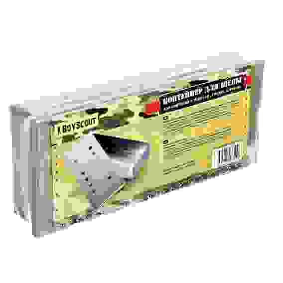 Акция! Контейнер для щепы, для копчения в мангалах, грилях, барбекю, 24x10x4,5 см /36/4 BOYSCOUT