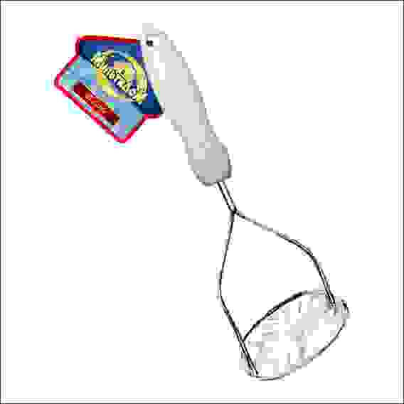 Картофелемялка &quot;Порто&quot; хром с белой ручкой AN50-26