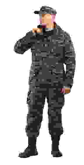 Акция!Костюм муж. "Капрал" Твилл Пич Нато серый (52-54/1-2)