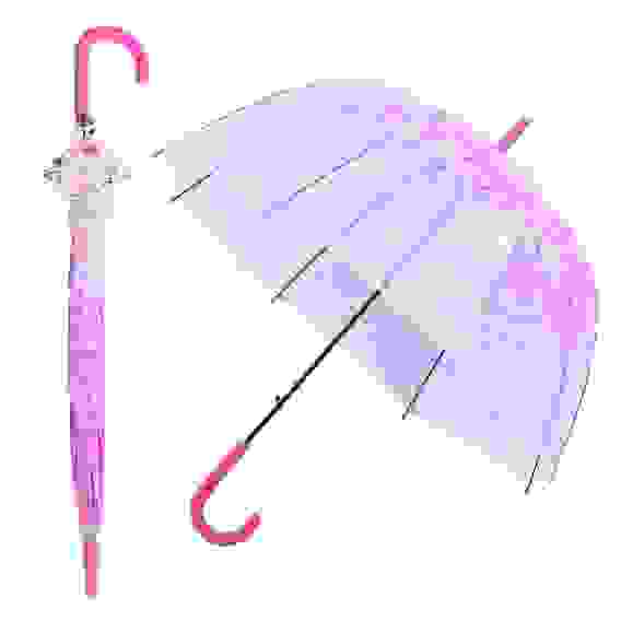 Зонт \"Цветы\" (полуавтомат) .D80см. SU24-13