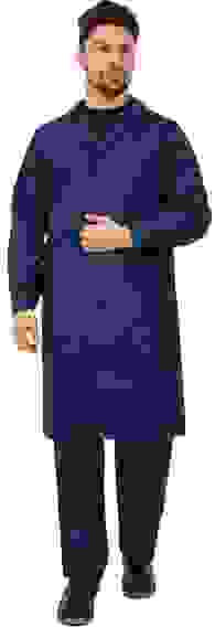 Халат мужской рабочий т.синий (40-42/3-4)