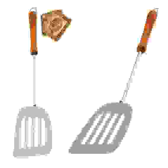 Лопатка хром дерев. ручка AN50-29