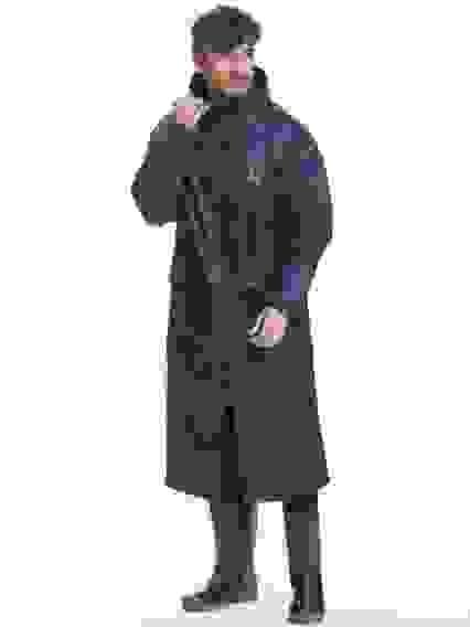 Плащ влагозащитный Тайфун (Нейлон/ПВХ 200) т.син (52-54/5-6)