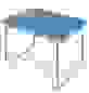 Акция! Стол ССТ4 (пласт) голубой ССТ4