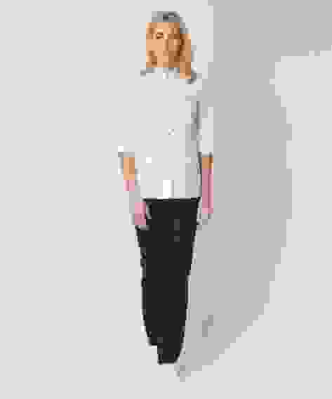 Костюм женский Орхидея (тк ТиСи) белый/т.синий (новый) (54/188)