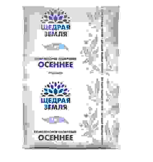 Удобрение минеральное сухое Щедрая земля НЦС тукосмесь Осеннее 1кг. (20шт.)
