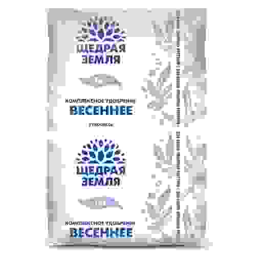 Удобрение минеральное сухое Щедрая земля НЦС тукосмесь Весеннее 1кг. (20шт.)