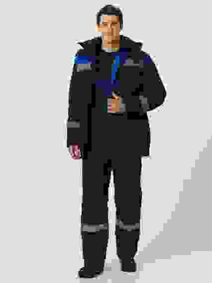 Костюм зимний "Титан" т.синий/васильковый (68-70/5-6)