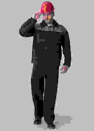 Костюм Флофт-1("Флагман-Фаворит 1") СОП цв.т-сер/св.сер. саржа (брюки) (60-62/3-4)