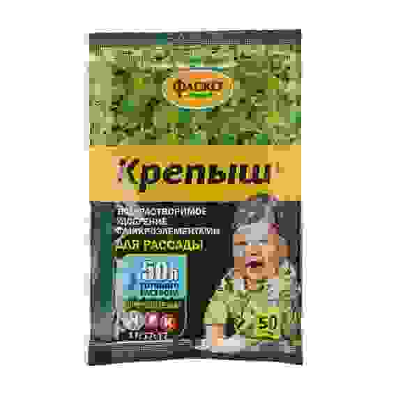 Удобрение органо-минеральное водорастворимое Крепыш® для рассады 50г. (50шт.)