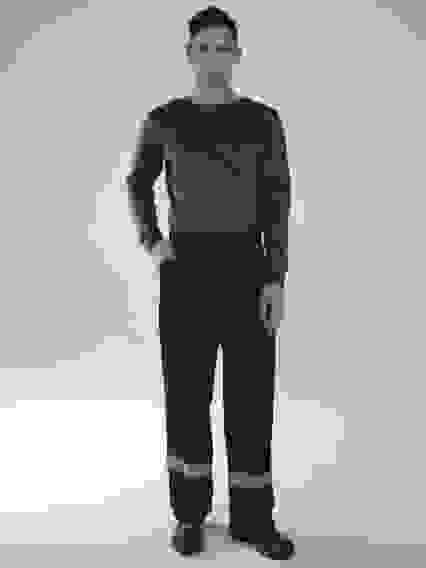 Костюм Легион-1 СОП тк смесовая,210, брюки, т.синий/серый (64-66/194-200)