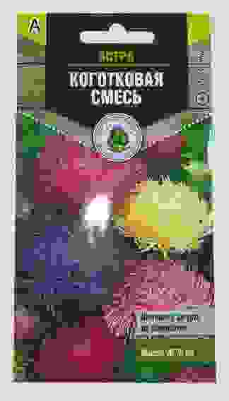 Семена Тимирязевский питомник цветы Астра коготковая смесь 0,2 г