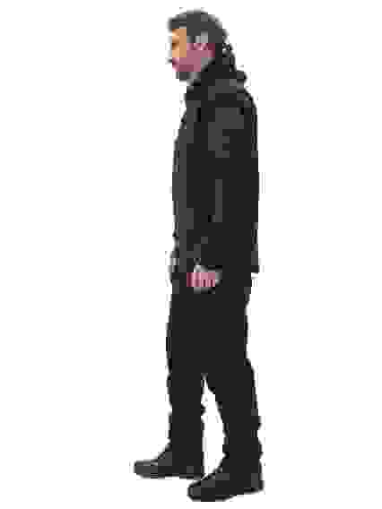 Костюм муж. демисезонный "ВЕПРЬ" куртка/брюки, тк. Софтшелл, графит (р.обуви 44)