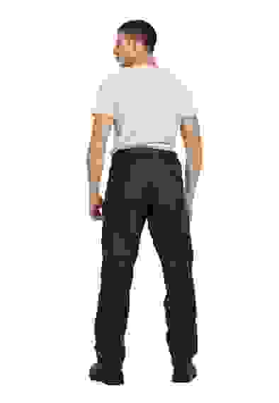 Костюм муж. демисезонный "ВЕПРЬ" куртка/брюки, тк. Полофлис черный (р.обуви 45)