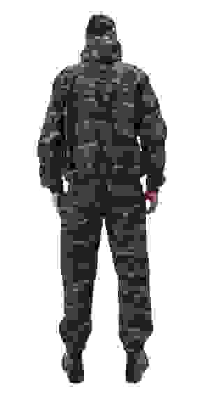 Костюм "КАСКАД" куртка/брюки, цвет: кмф "Лазурит", ткань: Полофлис (40-42/1-2)