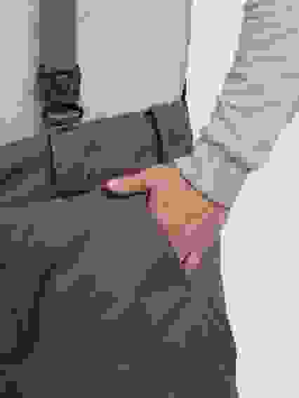 Костюм зимний Мега IMP (тк.Смесовая,240) брюки, коричневый/черный/бежевый (р.обуви 43)