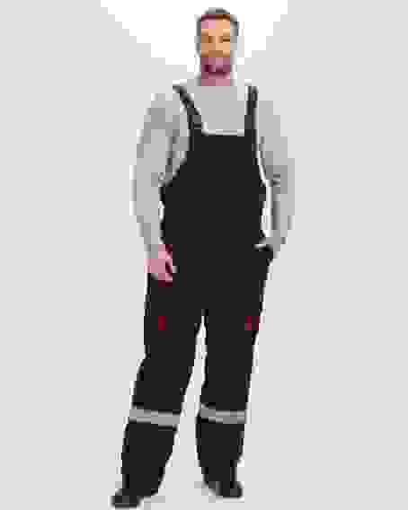 Костюм зимний Нейч-Премиум СОП К. (тк.Смесовая,240) п/к, черный/красный (68-70/3-4)