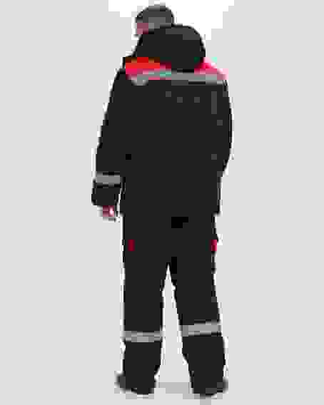 Костюм зимний Нейч-Премиум СОП К. (тк.Смесовая,240) п/к, черный/красный (48-50/194-200)