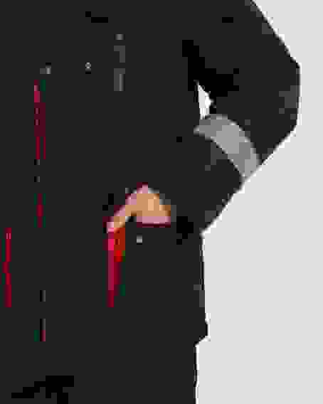 Костюм зимний Нейч-Премиум СОП К. (тк.Смесовая,240) п/к, черный/красный (48-50/5-6)