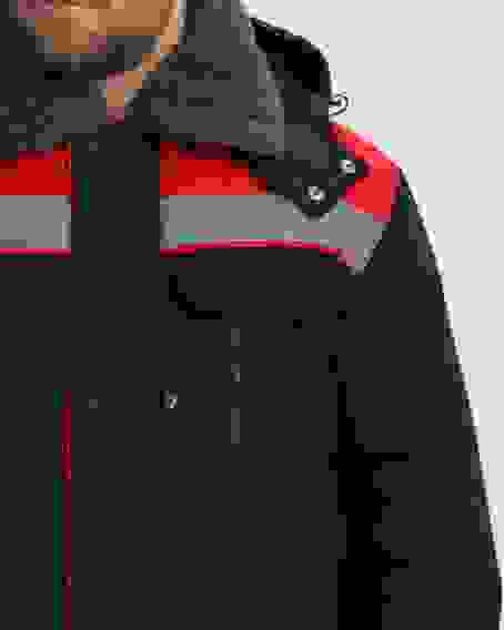 Костюм зимний Нейч-Премиум СОП К. (тк.Смесовая,240) п/к, черный/красный (48-50/5-6)