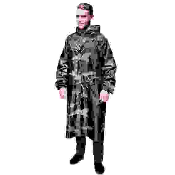 Дождевик-плащ "Камуфляж" XXXL, прорезиненный, полиэстер, 180 мкм INBLOOM (L (48-50))