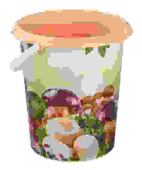 Ведро \"Грибы\" 5л без крышки (уп.10)