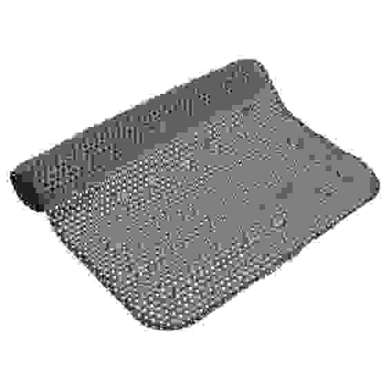Коврик противоскользящий Lense, 91x43см, ПВХ 100%, серый тм VETTA