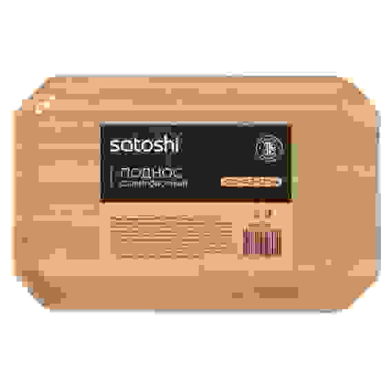 Поднос сервировочный, бамбук, 22,5x14,5x1,7 см тм SATOSHI