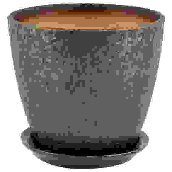Горшок для цветов Винил бутон шоколад 21см (ВН 04/4)